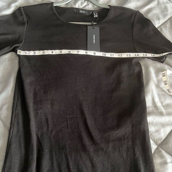 Vero Moda Ribbed Short Sleeve T-shirt Dress - Picture 10 of 11